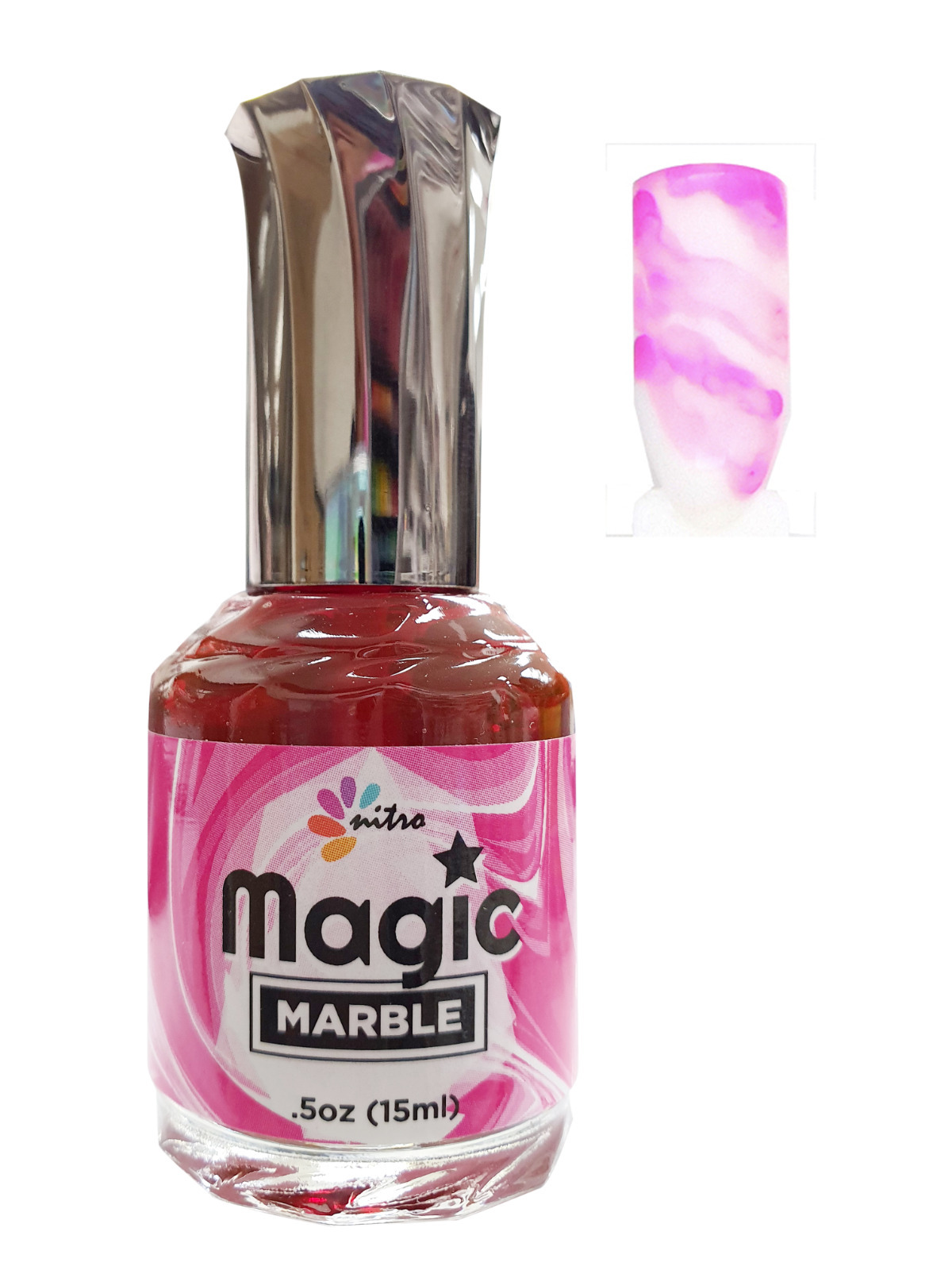 thumbnail 4  - Nitro Magic Nail Polish Marble Ink SNS Pattern Smudge Liquid Gradient Manicure