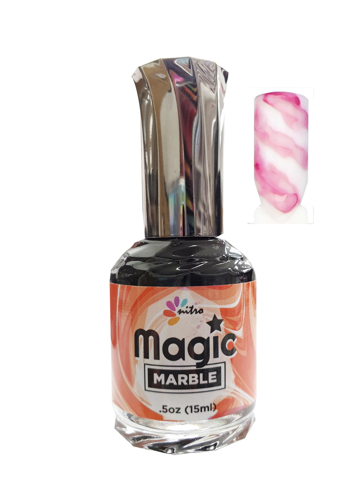 thumbnail 14  - Nitro Magic Nail Polish Marble Ink SNS Pattern Smudge Liquid Gradient Manicure