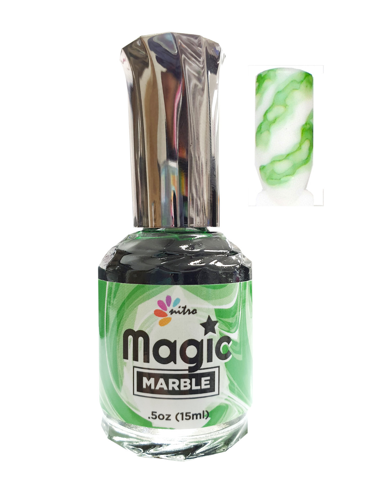 thumbnail 18  - Nitro Magic Nail Polish Marble Ink SNS Pattern Smudge Liquid Gradient Manicure