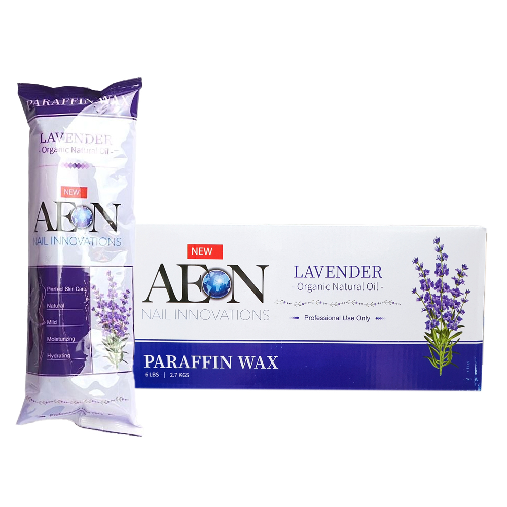 AEON Paraffin Wax Waxing Hands Feet Spa Manicure Pedicure Lavender 450g 6pcs