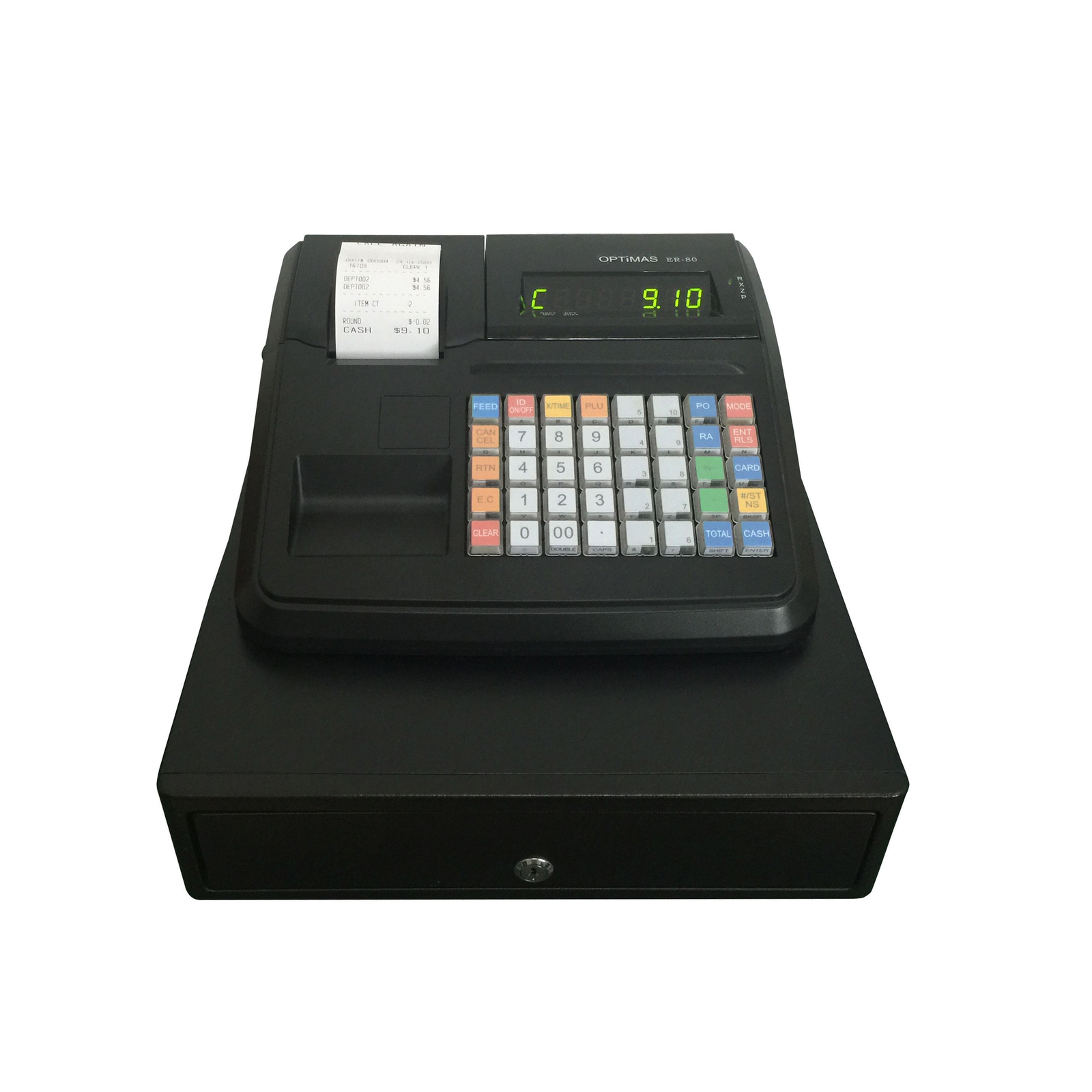 Optimas ER80 NP33 Heavy Duty Electronic Cash Register POS with Drawer