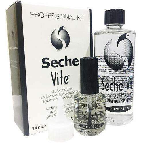 SECHE Vite Dry Fast Drying Top Coat Professional Kit (4.5 oz)