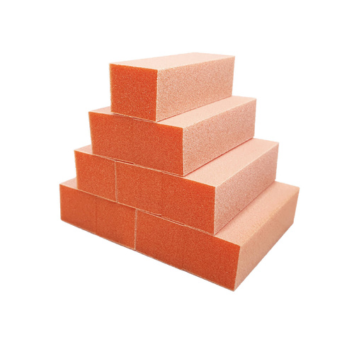 American Buffer 3 Way Sanding File Block Orange White Grit 100/180 500pcs