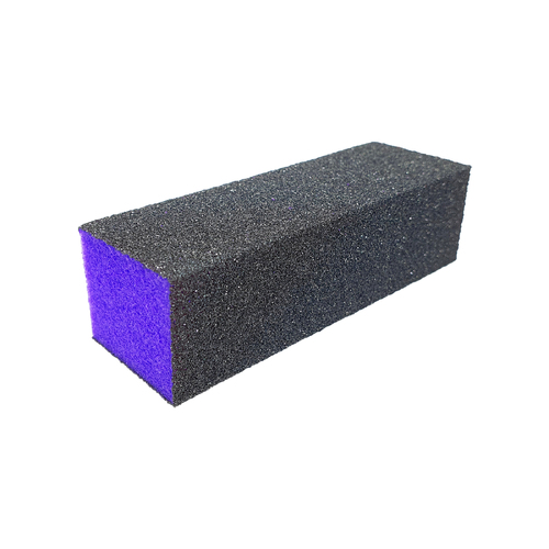 Buffer 3 Way Sanding File Block Purple Black Grit 80/100 1 pc