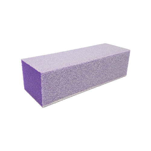 Buffer 3 Way Sanding File Block Purple White Grit 80/100 1 pc