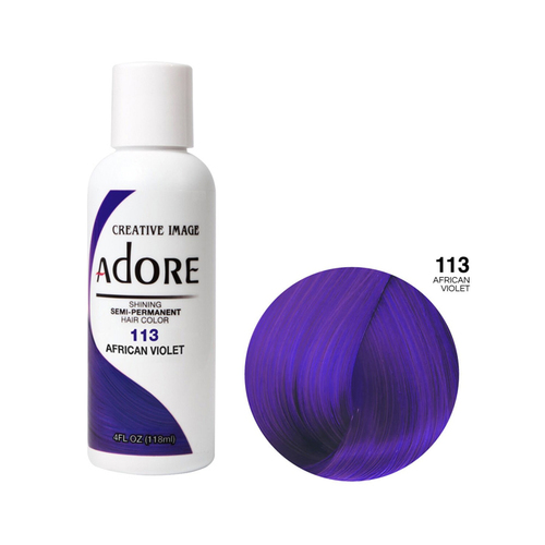 Adore Semi Permanent Hair Colour - 113 African Violet 118ml