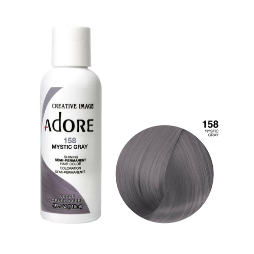 Adore Semi Permanent Hair Colour - 158 Mystic Gray 118ml