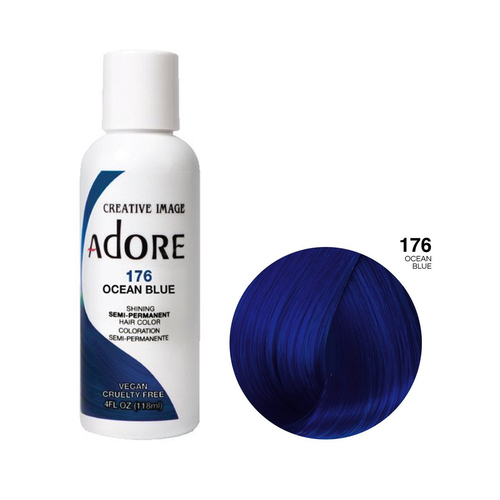 Adore Semi Permanent Hair Colour - 176 Ocean Blue 118ml