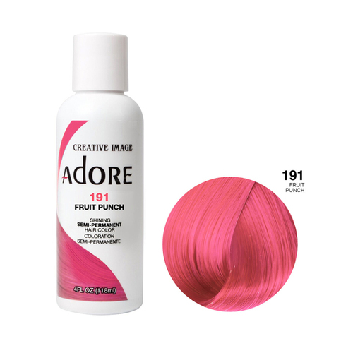 Adore Semi Permanent Hair Colour - 191 Fruit Punch 118ml