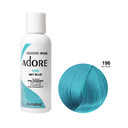 Adore Semi Permanent Hair Colour - 196 Sky Blue 118ml