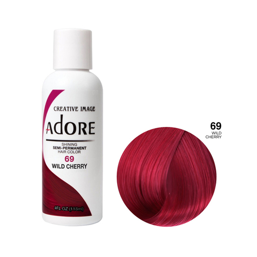 Adore Semi Permanent Hair Colour - 69 Wild Cherry 118ml