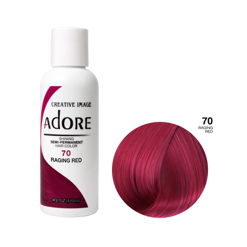 Adore Semi Permanent Hair Colour - 70 Raging Red 118ml