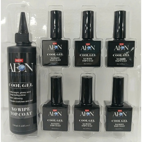AEON - Cool Gel No Wipe Nail Polish Top Coat Refill 8oz 250ml