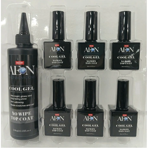 AEON - Cool Gel No Wipe Nail Polish Top Coat Refill 8oz 250ml
