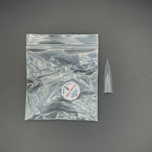 AEON - Stiletto Clear Nail False Tips Extension Refill Size 2 (50pcs)