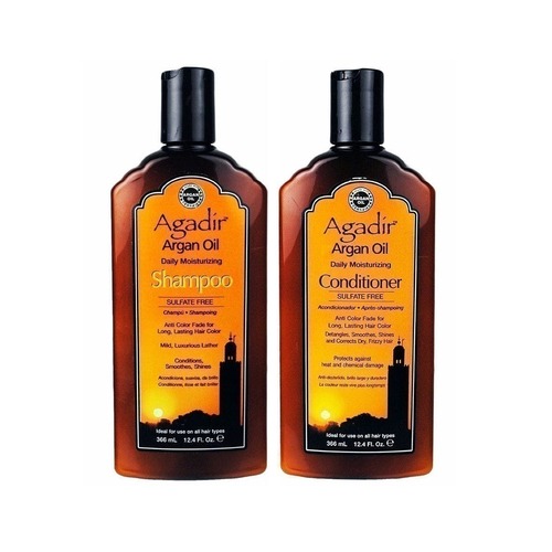 Agadir Argan Oil Daily Hair Moisturizing Shampoo & Conditioner 366ml Duo