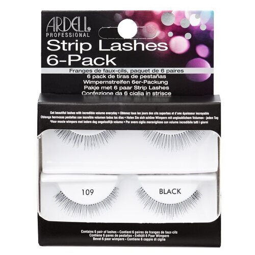 ARDELL - Strip Lashes 6 Pack - 109 Black Lash Eyelash Extension