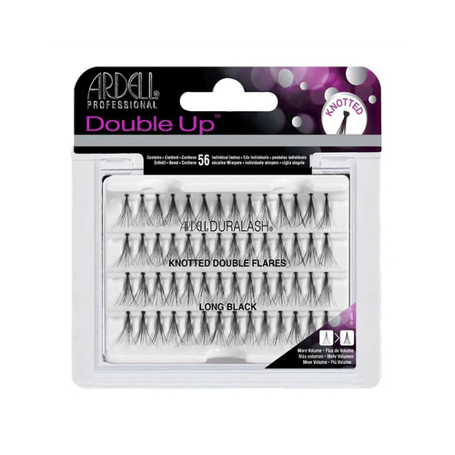 ARDELL - Double Up - Knotted Double Flares - Long Black Lashes
