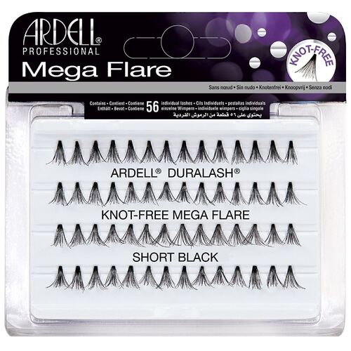 ARDELL - Mega Flare - Knot-free - Short Black Lashes