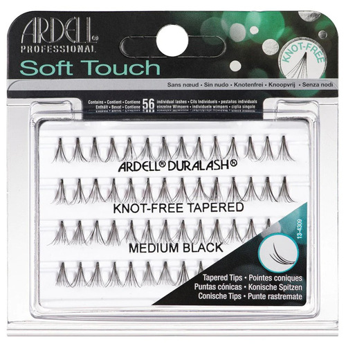 ARDELL - Soft Touch - Knot-free Tapered - Medium Black Lashes