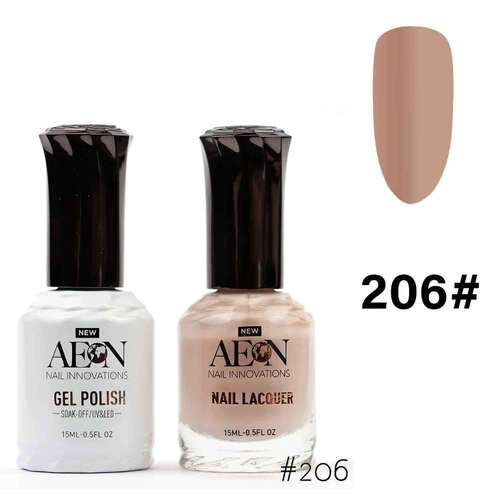 AEON Duo Gel & Nail Lacquer 206 15ml
