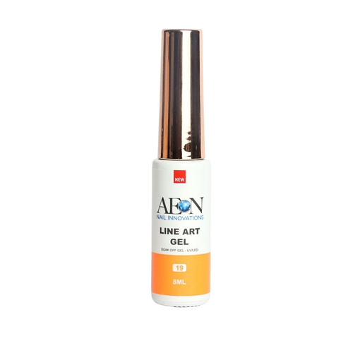 AEON - Nail Line Art UV LED Gel Polish - 19 Neon Orange 8ml