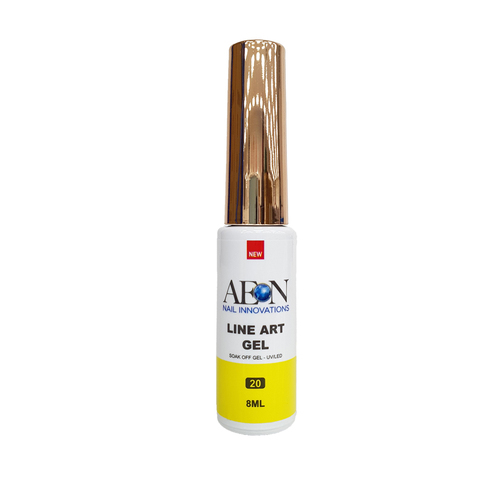 AEON - Nail Line Art UV LED Gel Polish - 20 Yellow 8ml