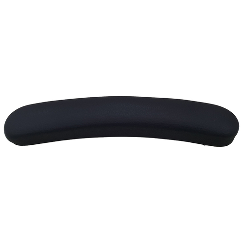 Arm Rest Curve Nail Table PU Leather Cushion Black