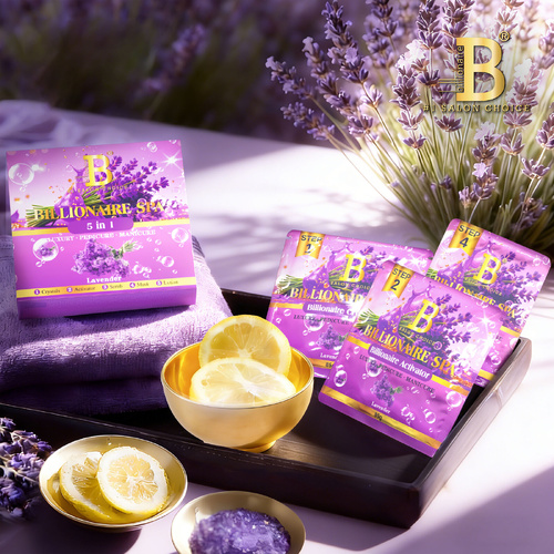 Billionaire - Nail Luxury Pedicure Kit 5 Steps - Lavender