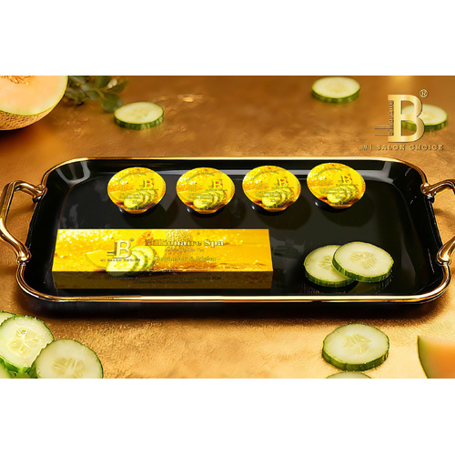Billionaire Bubble Spa Nail Deluxe Pedicure Kit 4 Steps - Cucumber & Melon