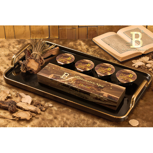 Billionaire Bubble Spa Nail Deluxe Pedicure Kit 4 Steps - Herbal