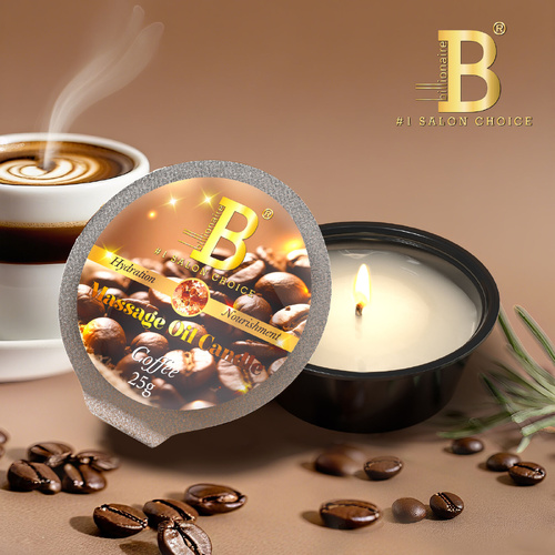 Billionaire Candle Massage Oil Nail Deluxe Pedicure Spa 25g - Coffee