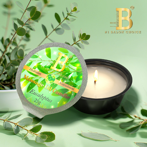 Billionaire Candle Massage Oil Nail Deluxe Pedicure Spa 25g - Eucalyptus