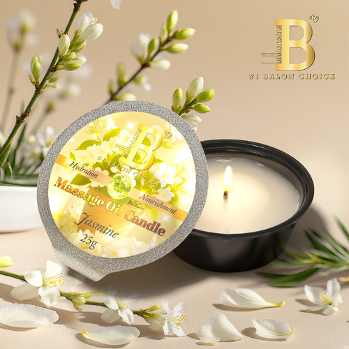 Billionaire Candle Massage Oil Nail Deluxe Pedicure Spa 25g - Jasmine
