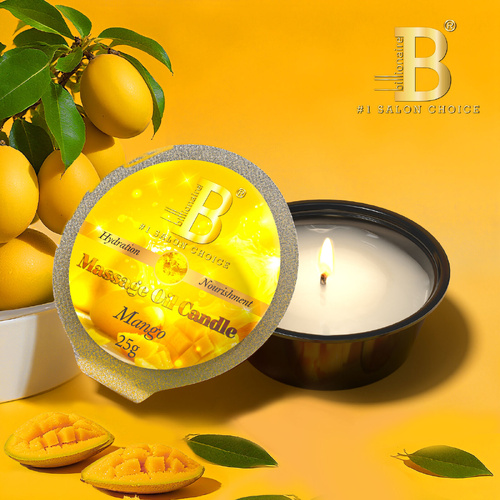 Billionaire Candle Massage Oil Nail Deluxe Pedicure Spa 25g - Mango