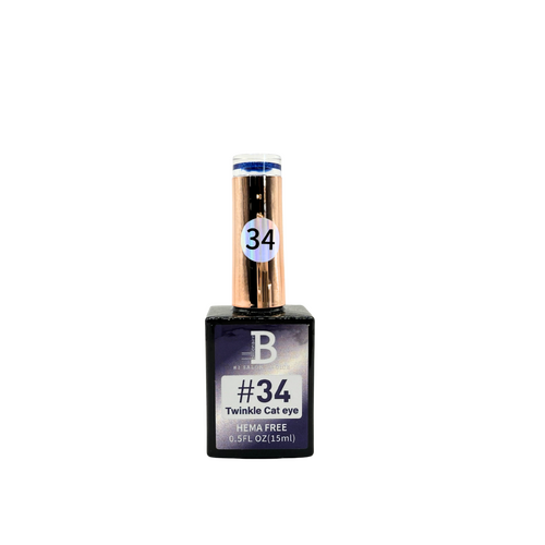 Billionaire Magnetic Twinkle Cat Eye Gel Nail Polish 34 - 15ml