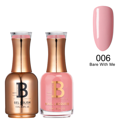 Billionaire Gel & Lacquer Duo - 006 Bare With Me 15ml