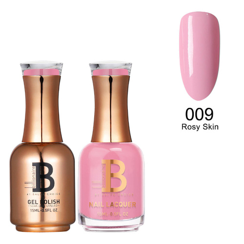 Billionaire Gel & Lacquer Duo - 009 Rosy Skin 15ml