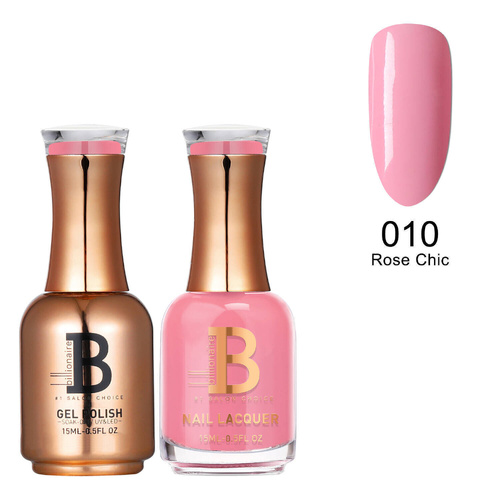 Billionaire Gel & Lacquer Duo - 010 Rose Chic 15ml