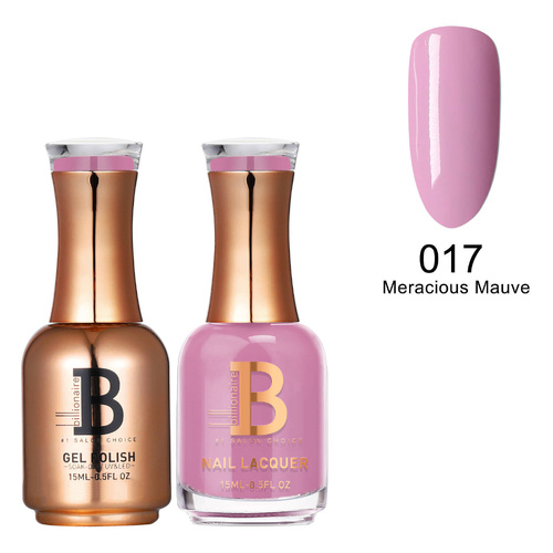 Billionaire Gel & Lacquer Duo - 017 Meracious Mauve 15ml