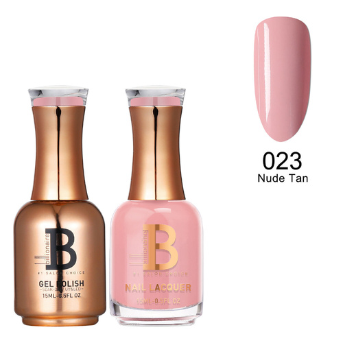 Billionaire Gel & Lacquer Duo - 023 Nude Tan 15ml