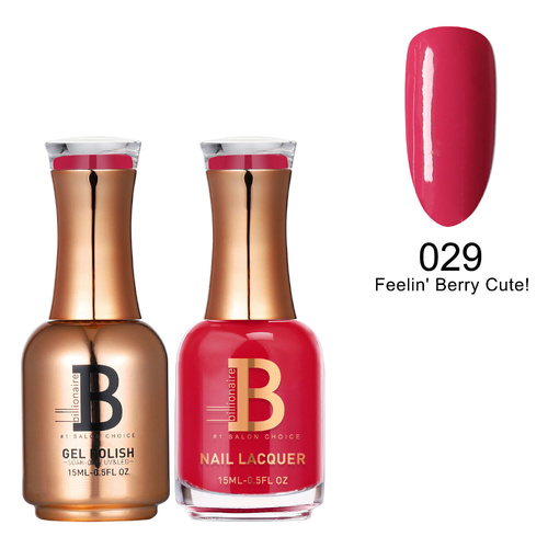 Billionaire Gel & Lacquer Duo - 029 Feelin' Berry Cute! 15ml