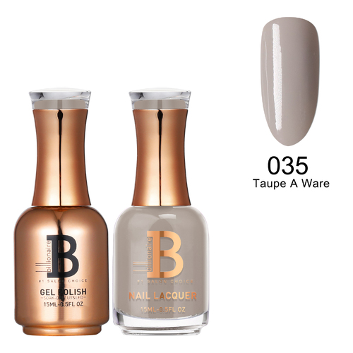 Billionaire Gel & Lacquer Duo - 035 Taupe A Ware 15ml