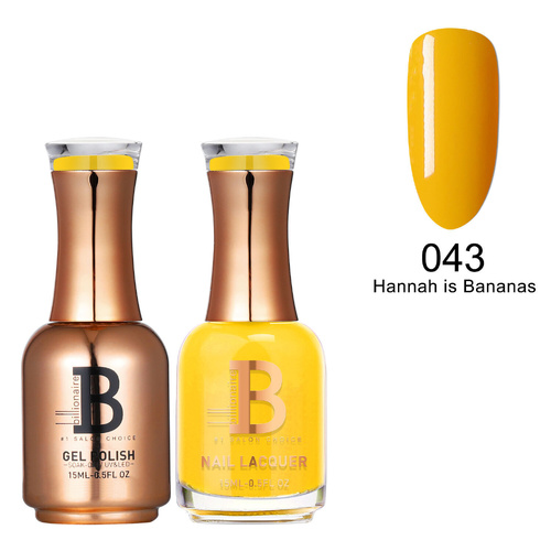 Billionaire Gel & Lacquer Duo - 043 Hannah Is Bananas 15ml