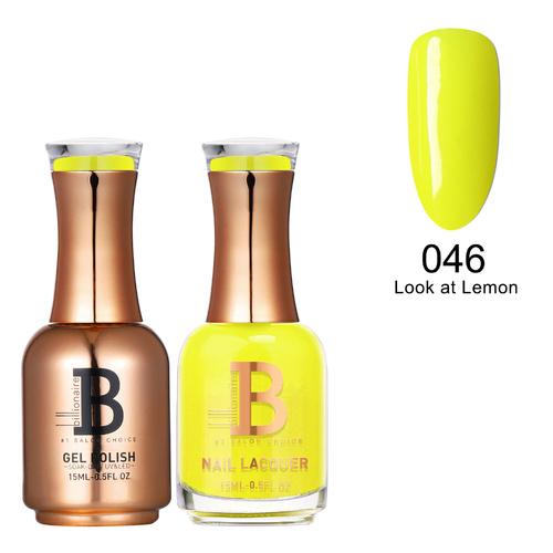 Billionaire Gel & Lacquer Duo - 046 Look At Lemon 15ml