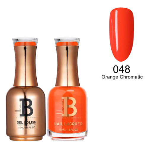 Billionaire Gel & Lacquer Duo - 048 Orange Chromatic 15ml