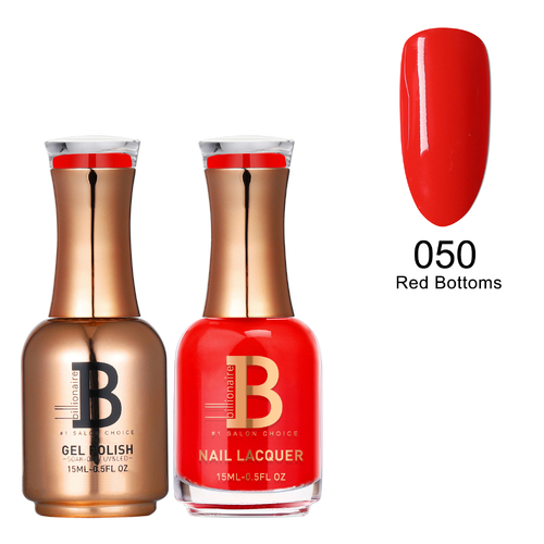 Billionaire Gel & Lacquer Duo - 050 Red Bottoms 15ml