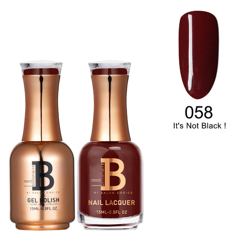 Billionaire Gel & Lacquer Duo - 058 It'S Not Black! 15ml