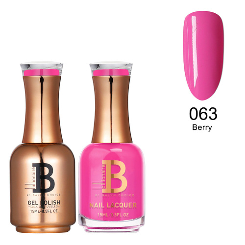 Billionaire Gel & Lacquer Duo - 063 Berry 15ml