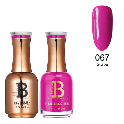 Billionaire Gel & Lacquer Duo - 067 Grape 15ml